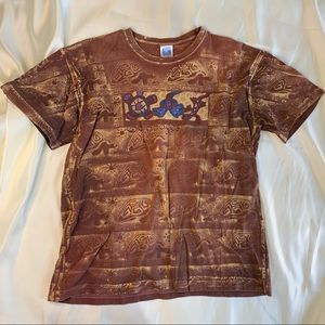 Tie Dye Galapagos Turtle T Shirt